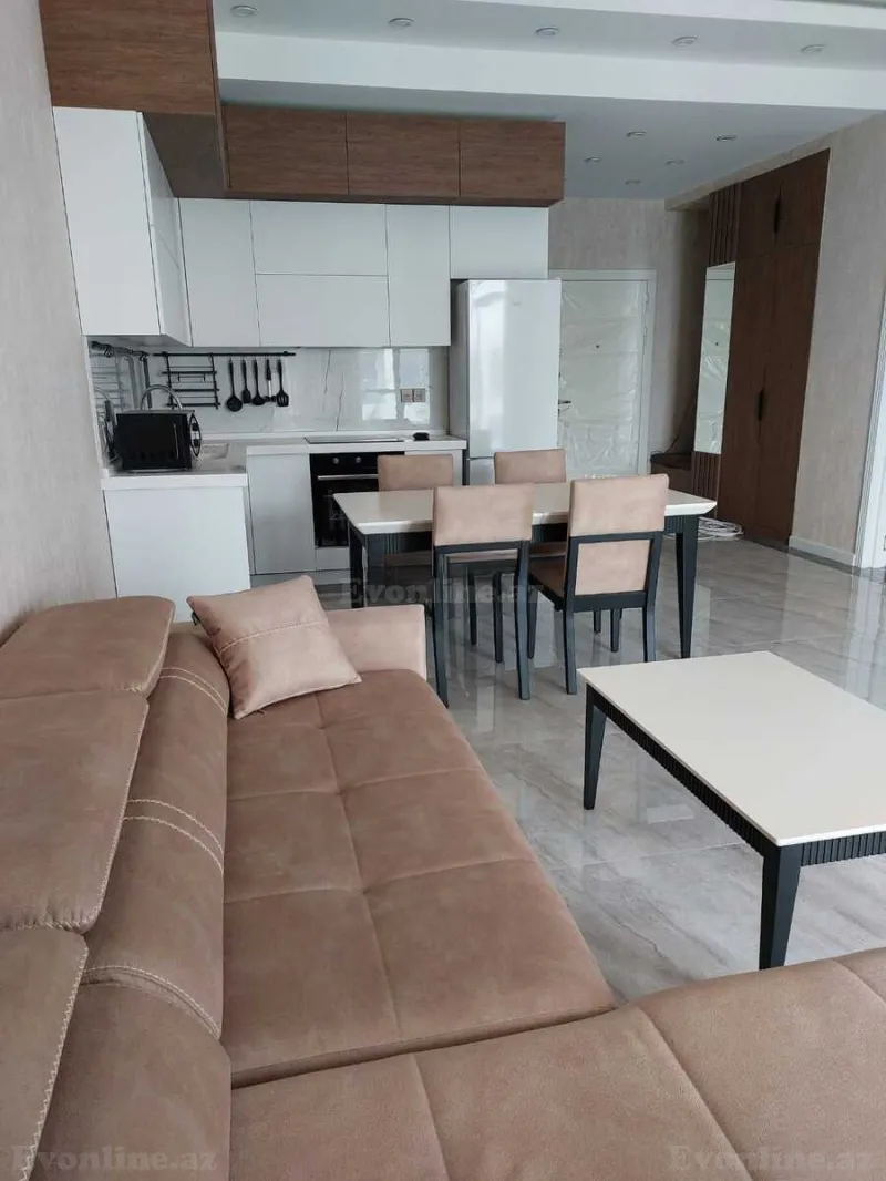 Kirayə verilir 2 otaqlı Mənzil Yeni tikili 100 m² Sabunçu r. - şəkil 4