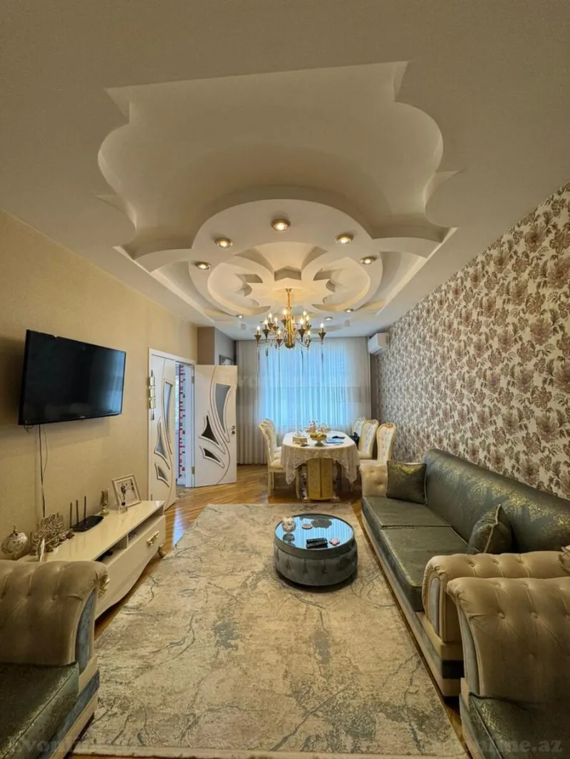 Satılır 4 otaqlı Mənzil Yeni tikili 125 m² Qara Qarayev m. - şəkil 2