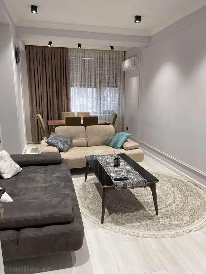 Kirayə verilir 3 otaqlı Mənzil Yeni tikili 120 m² Nərimanov r.