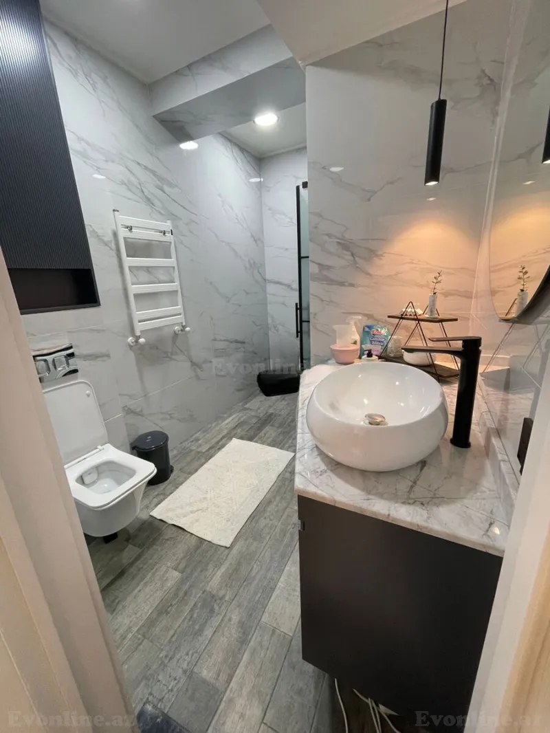 Kirayə verilir 3 otaqlı Mənzil Yeni tikili 120 m² Nərimanov r. - şəkil 15