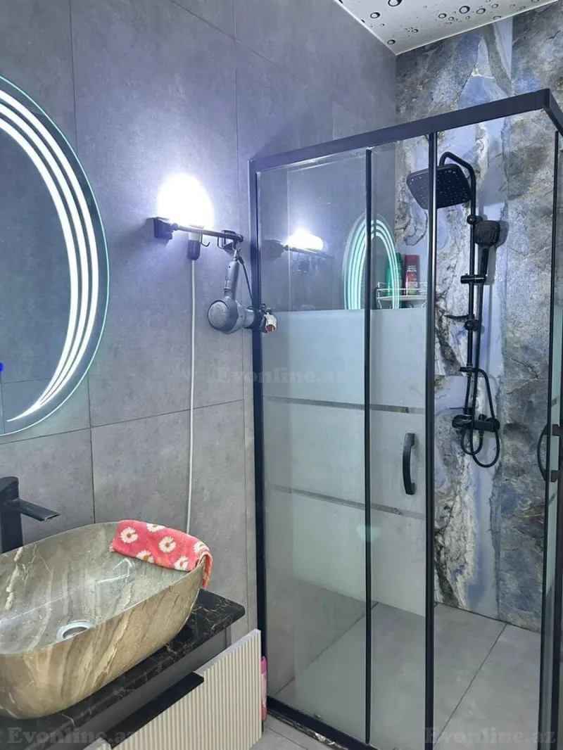 Satılır 2 otaqlı Mənzil Yeni tikili 56 m² Həzi Aslanov m. - şəkil 9