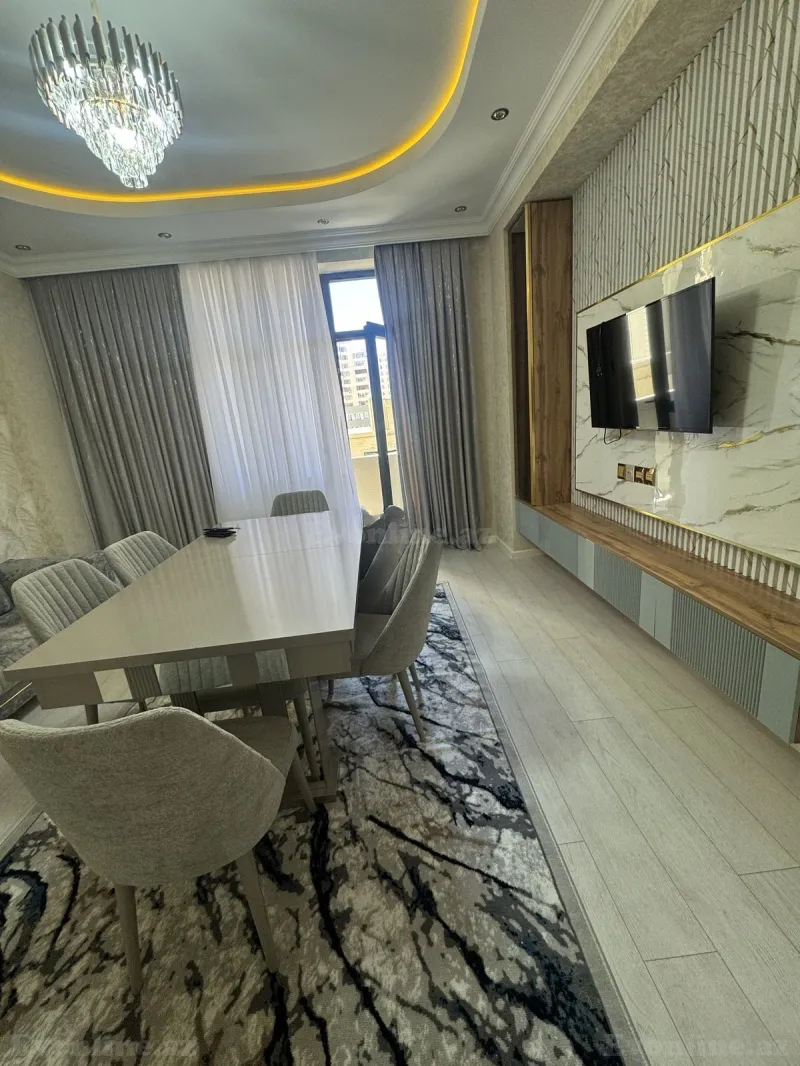 Kirayə verilir 2 otaqlı Mənzil Yeni tikili 90 m² Nəsimi r. - şəkil 19