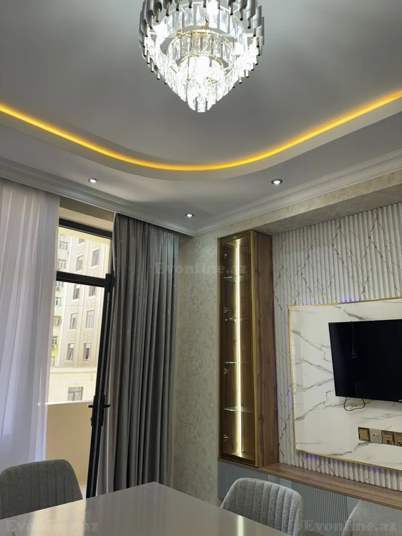 Kirayə verilir 2 otaqlı Mənzil Yeni tikili 90 m² Nəsimi r. - şəkil 22