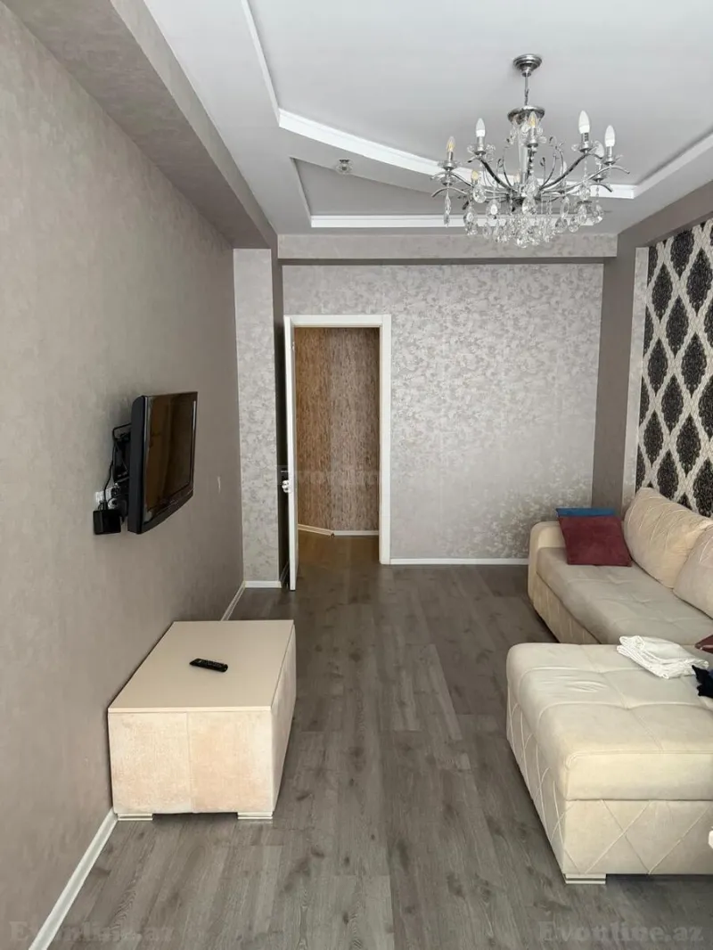 Kirayə verilir 3 otaqlı Mənzil Yeni tikili 120 m² Nərimanov r. - şəkil 3