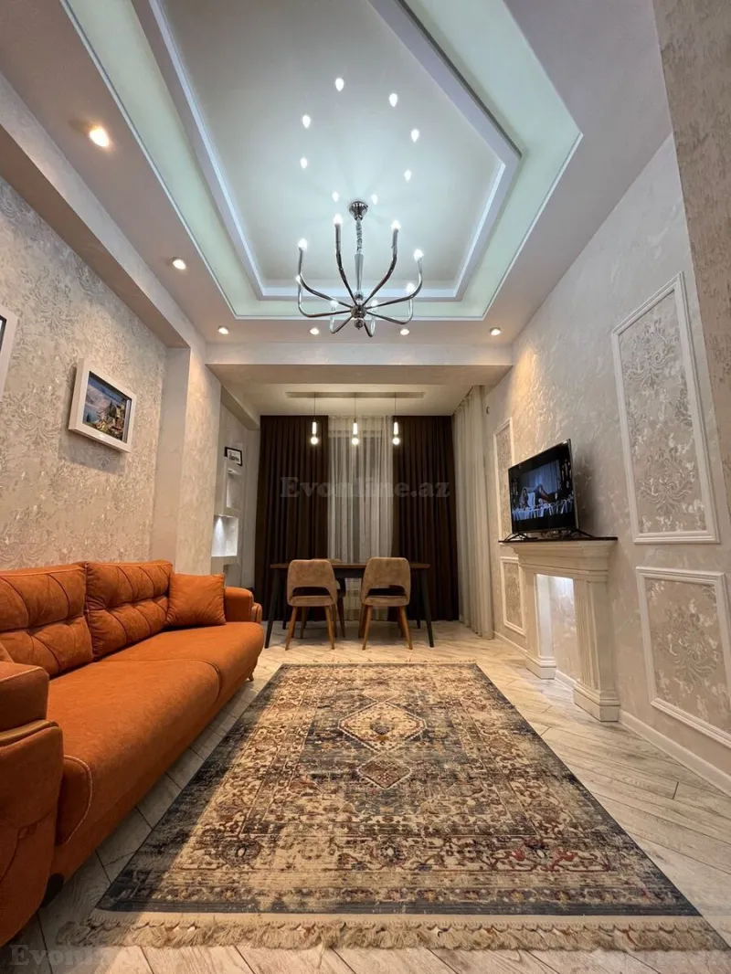 Kirayə verilir 2 otaqlı Mənzil Yeni tikili 70 m² Nəsimi r. - şəkil 2