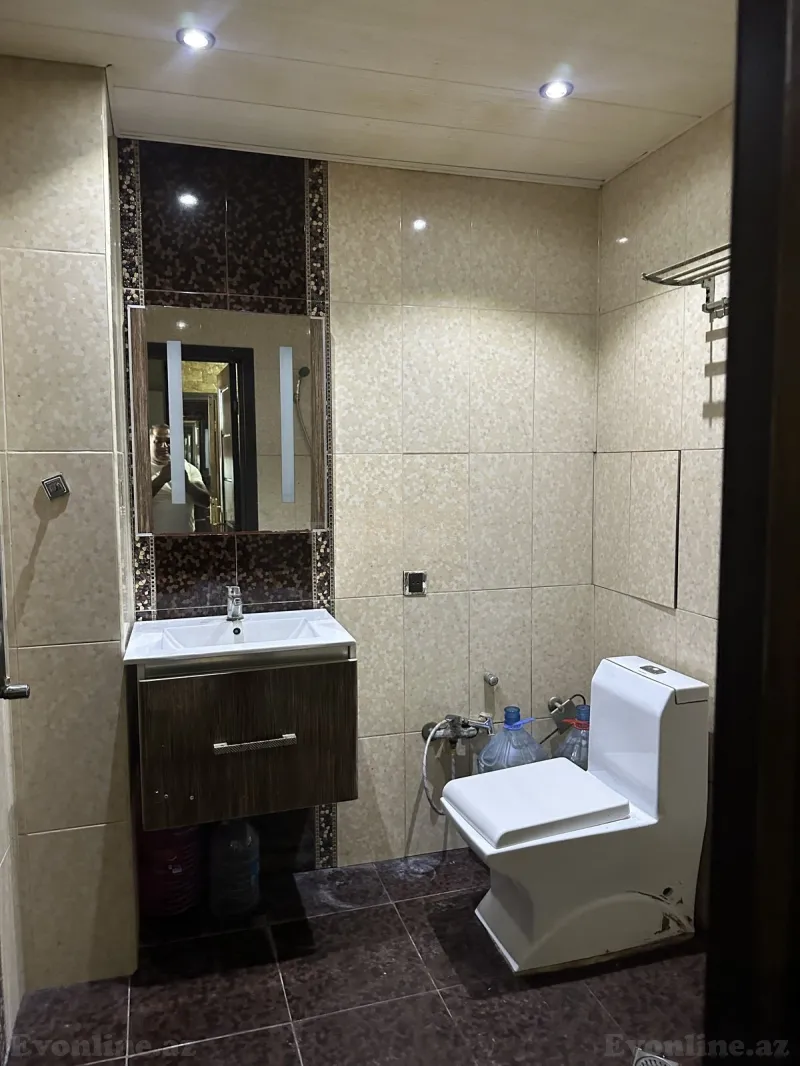 Kirayə verilir 1 otaqlı Mənzil Yeni tikili 55 m² Xətai r. - şəkil 4