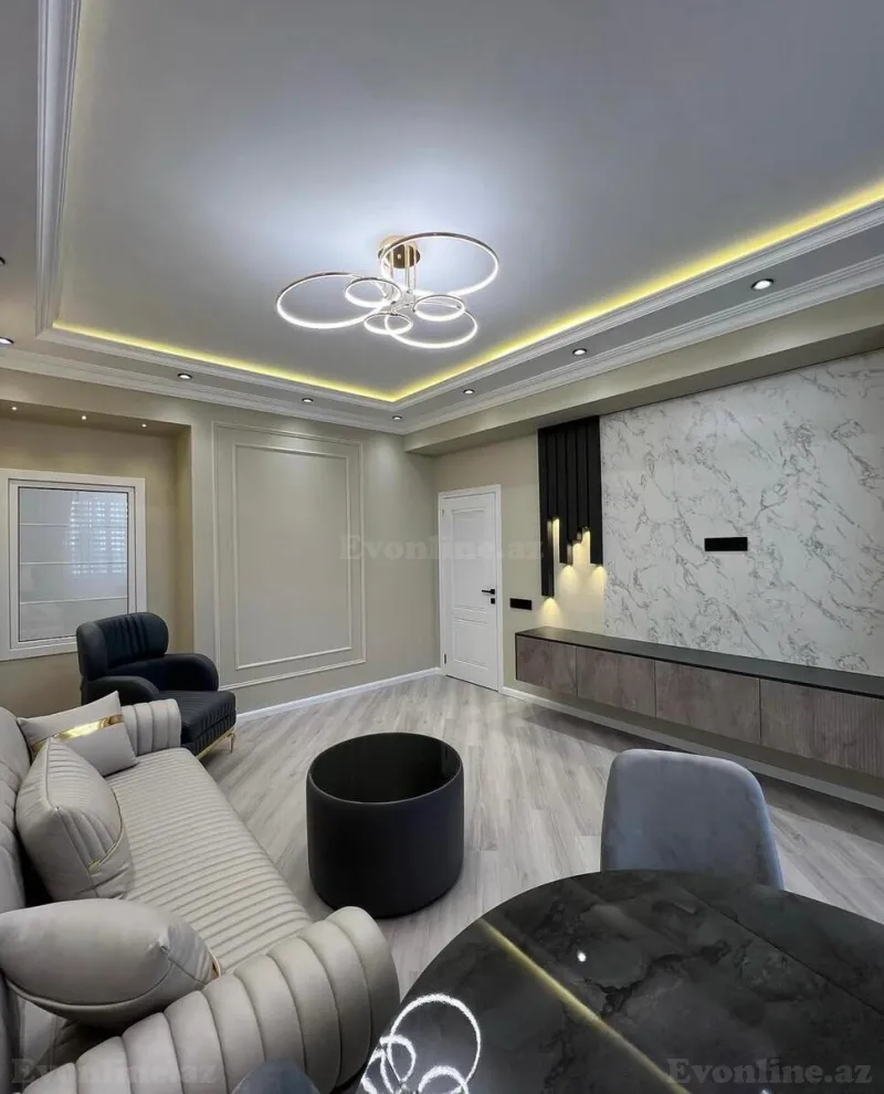 Satılır 3 otaqlı Mənzil Yeni tikili 113 m² İnşaatçılar m. - şəkil 2