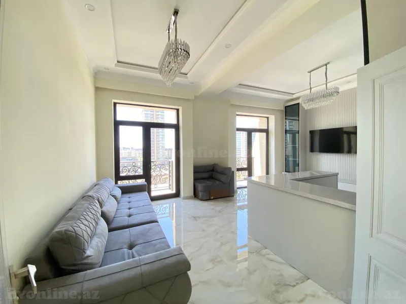 Satılır 4 otaqlı Mənzil Yeni tikili 130 m² Xətai r. - şəkil 3