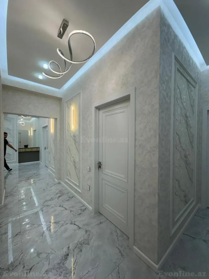 Satılır 3 otaqlı Mənzil Yeni tikili 119 m² Qara Qarayev m. - şəkil 9