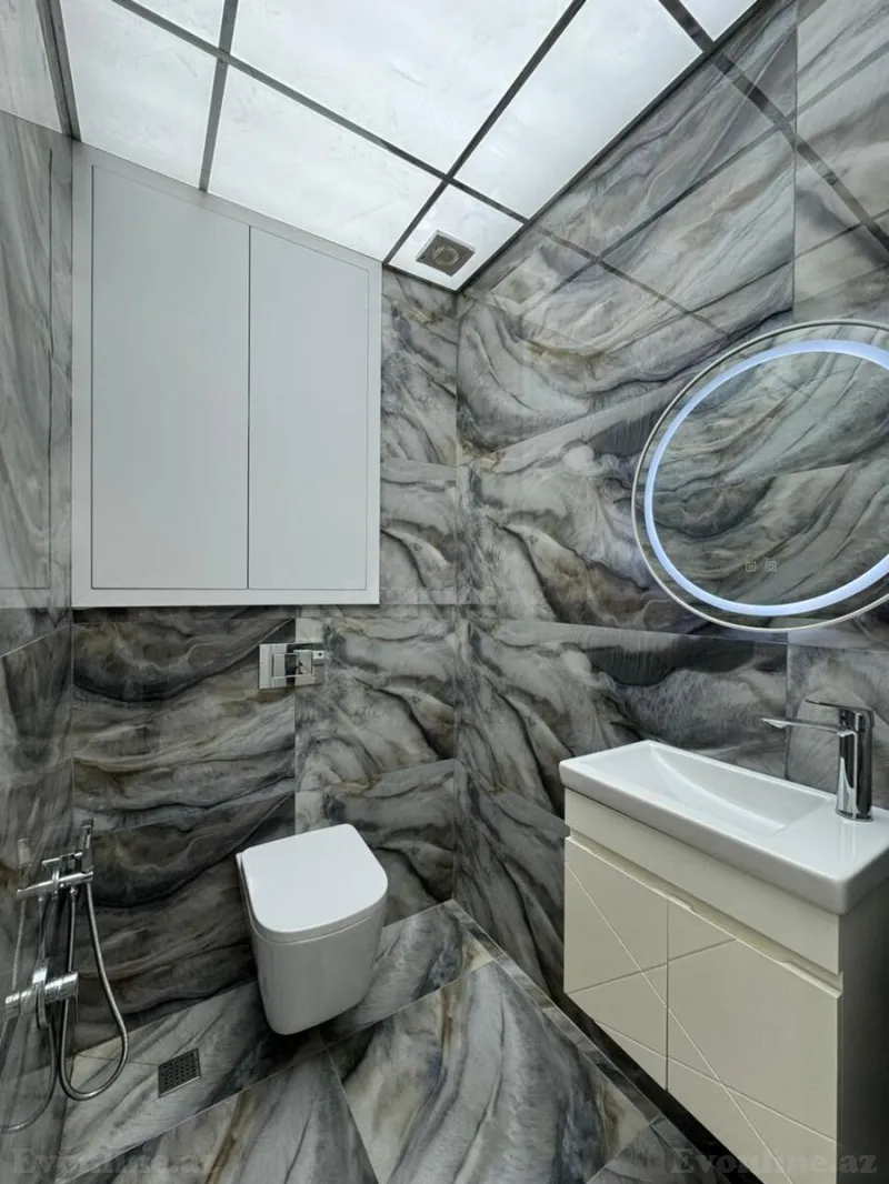 Satılır 3 otaqlı Mənzil Yeni tikili 119 m² Qara Qarayev m. - şəkil 12