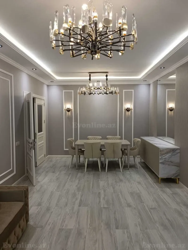 Kirayə verilir 2 otaqlı Mənzil Yeni tikili 105 m² Nəsimi r. - şəkil 3