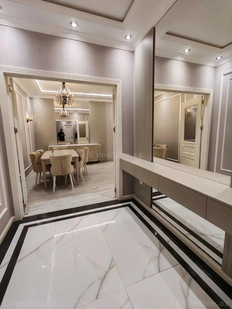 Kirayə verilir 2 otaqlı Mənzil Yeni tikili 105 m² Nəsimi r. - şəkil 5