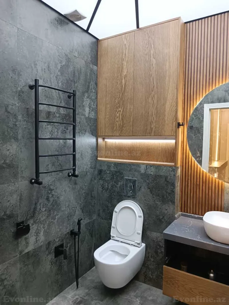 Kirayə verilir 2 otaqlı Mənzil Yeni tikili 105 m² Nəsimi r. - şəkil 7