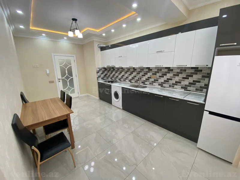 Kirayə verilir 2 otaqlı Mənzil Yeni tikili 90 m² Nərimanov r. - şəkil 4