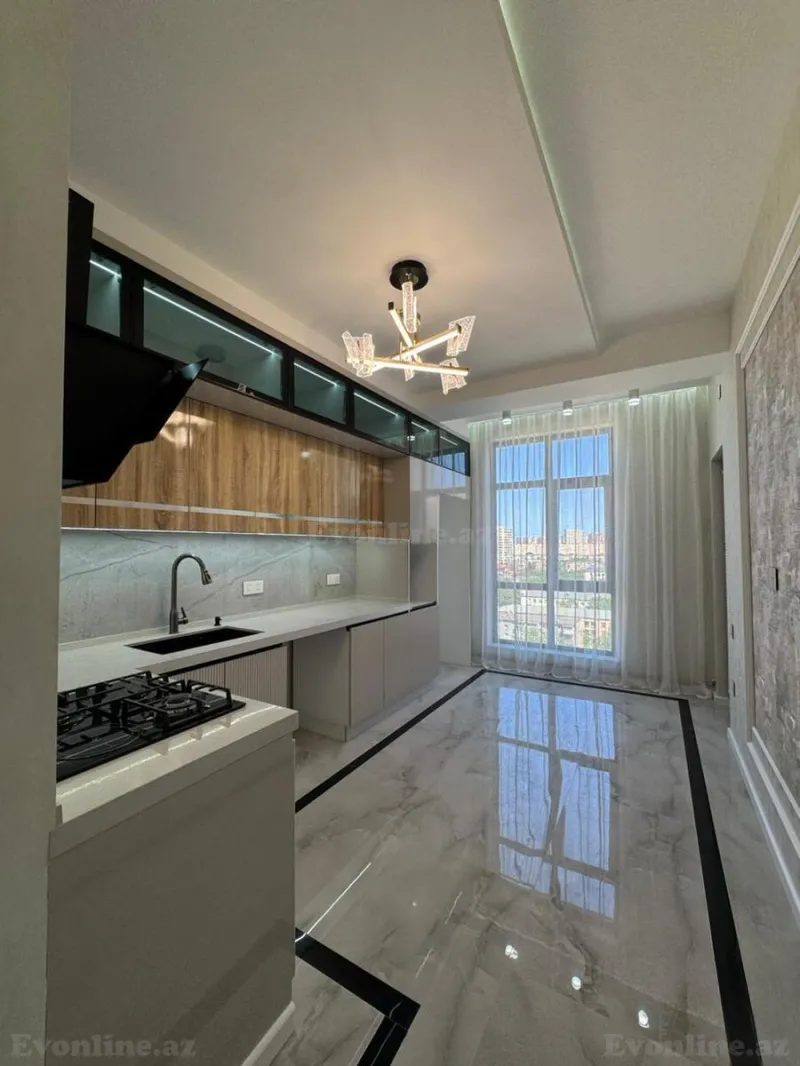 Satılır 2 otaqlı Mənzil Yeni tikili 76 m² Qara Qarayev m. - şəkil 3