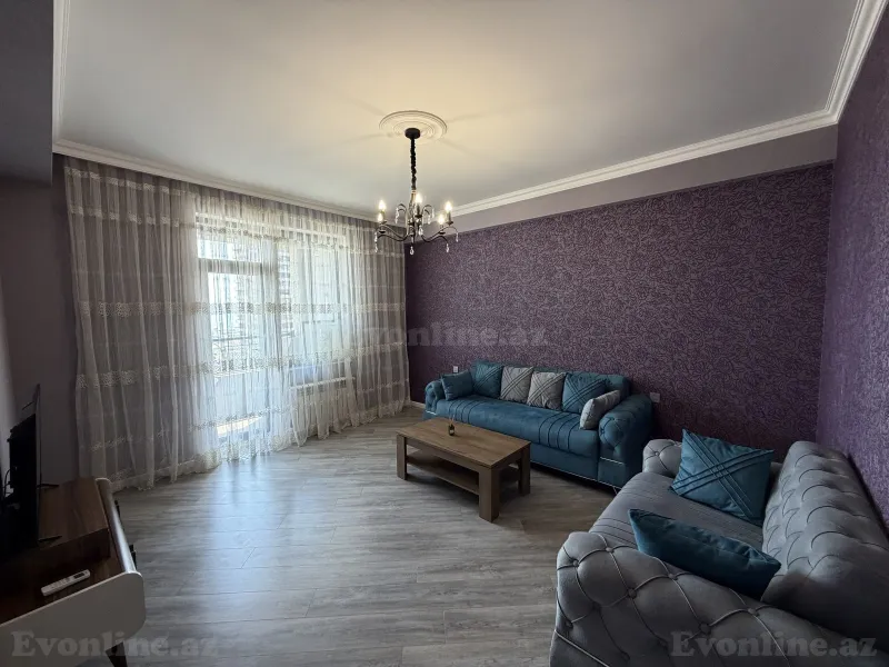 Kirayə verilir 2 otaqlı Mənzil Yeni tikili 90 m² Xətai m. - şəkil 2