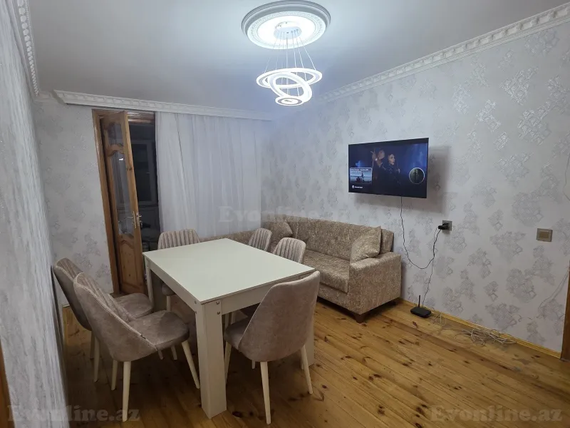 Kirayə verilir 2 otaqlı Mənzil Köhnə tikili 50 m² İnşaatçılar m. - şəkil 2