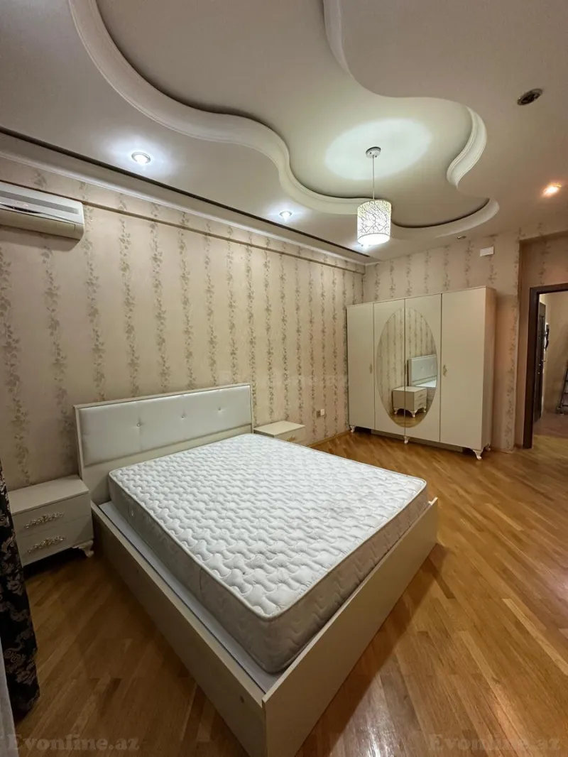 Kirayə verilir 3 otaqlı Mənzil Yeni tikili 91 m² Nəsimi r. - şəkil 3