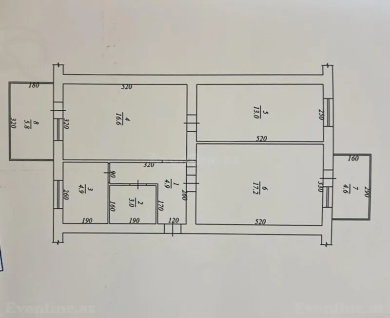 Satılır 3 otaqlı Mənzil Köhnə tikili 75 m² İçərişəhər m. - şəkil 2