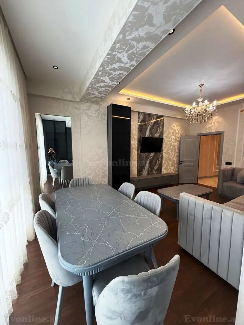 Kirayə verilir 3 otaqlı Mənzil Yeni tikili 110 m² Koroğlu m. - şəkil 3