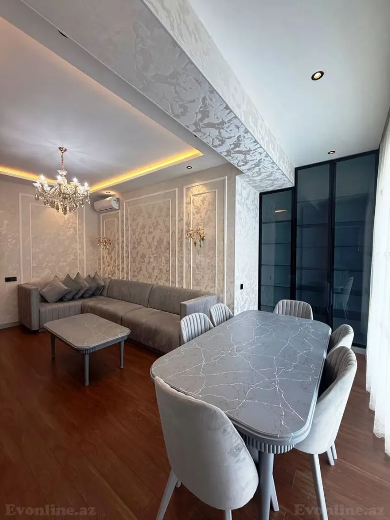 Kirayə verilir 3 otaqlı Mənzil Yeni tikili 110 m² Koroğlu m. - şəkil 4