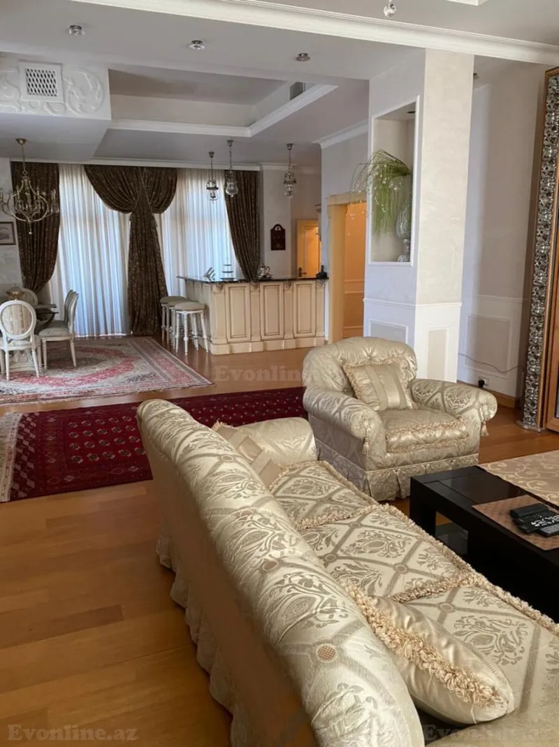 Kirayə verilir 3 otaqlı Mənzil Yeni tikili 220 m² Sahil m. - şəkil 2