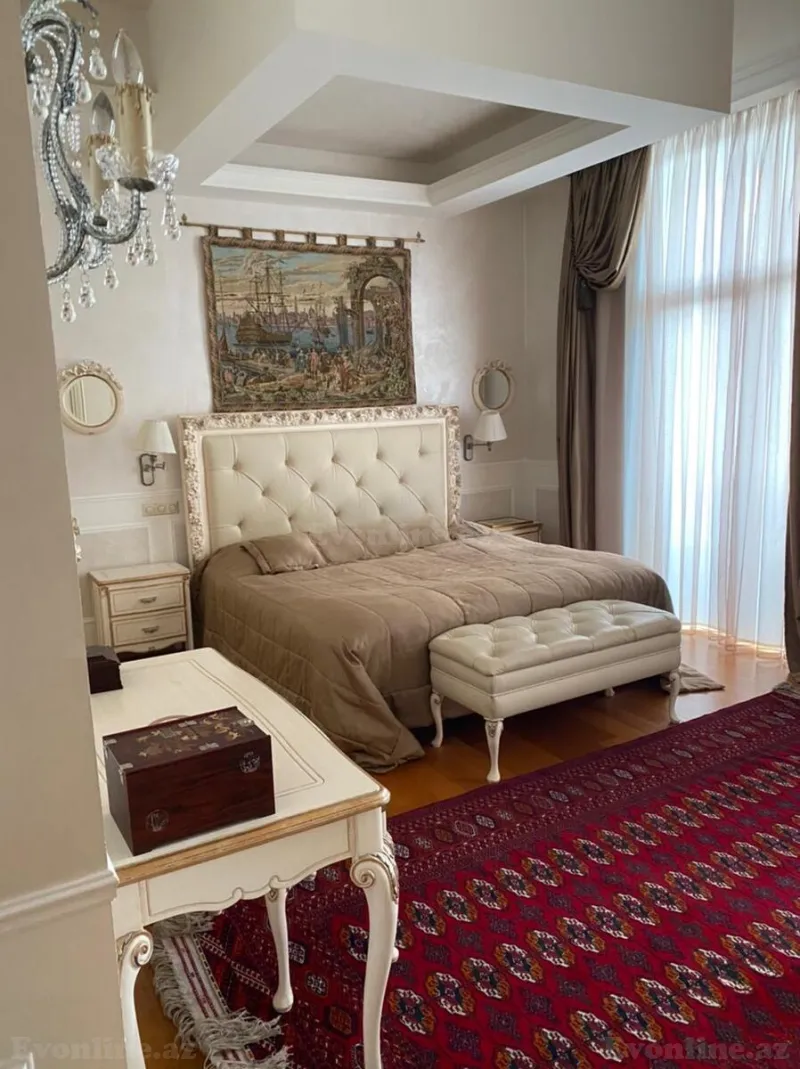 Kirayə verilir 3 otaqlı Mənzil Yeni tikili 220 m² Sahil m. - şəkil 5