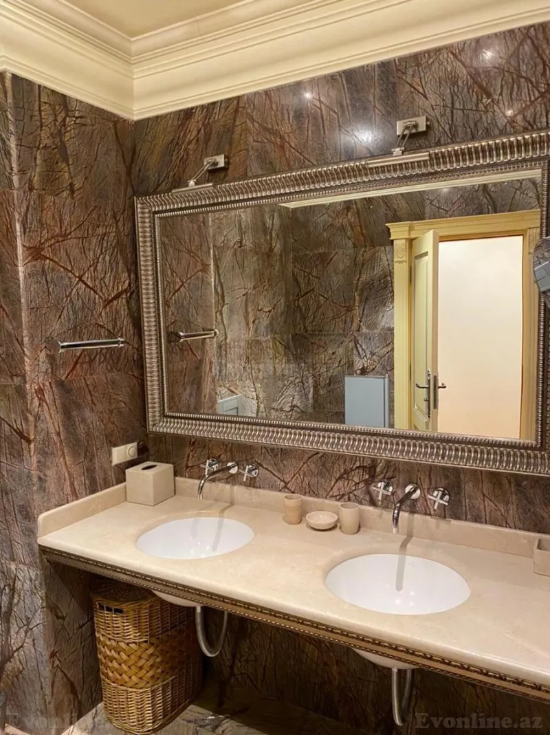 Kirayə verilir 3 otaqlı Mənzil Yeni tikili 220 m² Sahil m. - şəkil 19