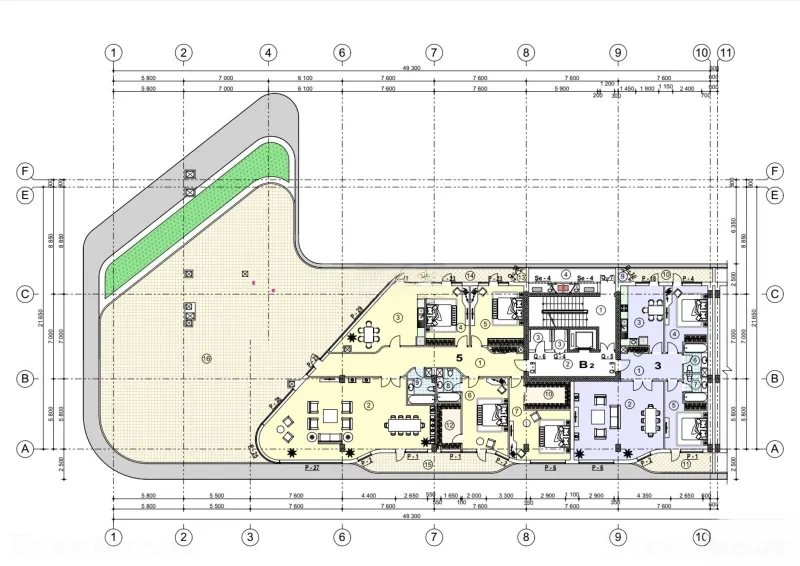 Satılır 8 otaqlı Mənzil Yeni tikili 840 m² Ağ şəhər - şəkil 13