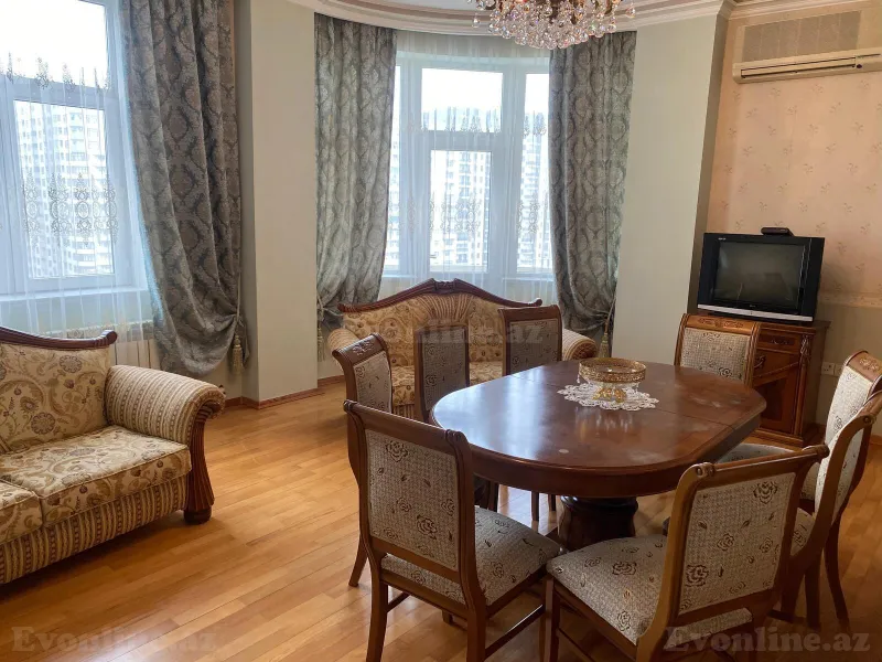 Kirayə verilir 2 otaqlı Mənzil Yeni tikili 100 m² Nəsimi r. - şəkil 4