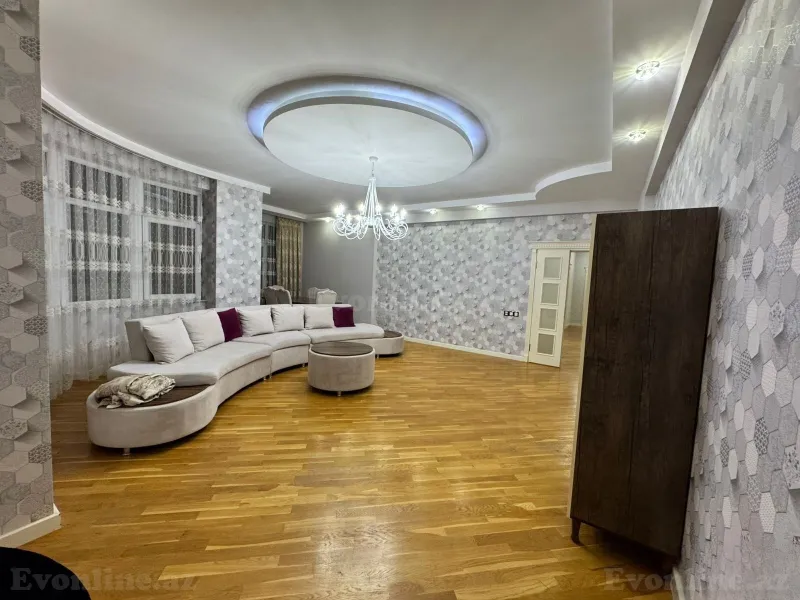 Kirayə verilir 4 otaqlı Mənzil Yeni tikili 200 m² Nərimanov r. - şəkil 2
