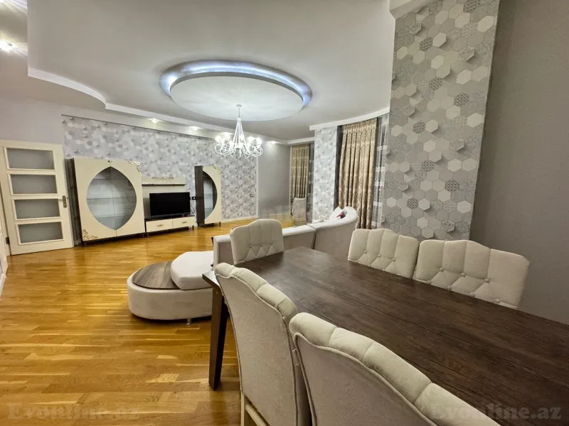 Kirayə verilir 4 otaqlı Mənzil Yeni tikili 200 m² Nərimanov r. - şəkil 3