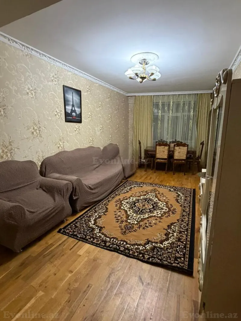 Kirayə verilir 3 otaqlı Mənzil Yeni tikili 75 m² İnşaatçılar m. - şəkil 2