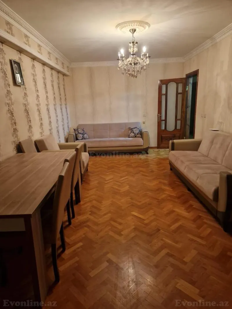 3 otaqlı Mənzil 90 m² Nəriman Nərimanov m. Kirayə verilir