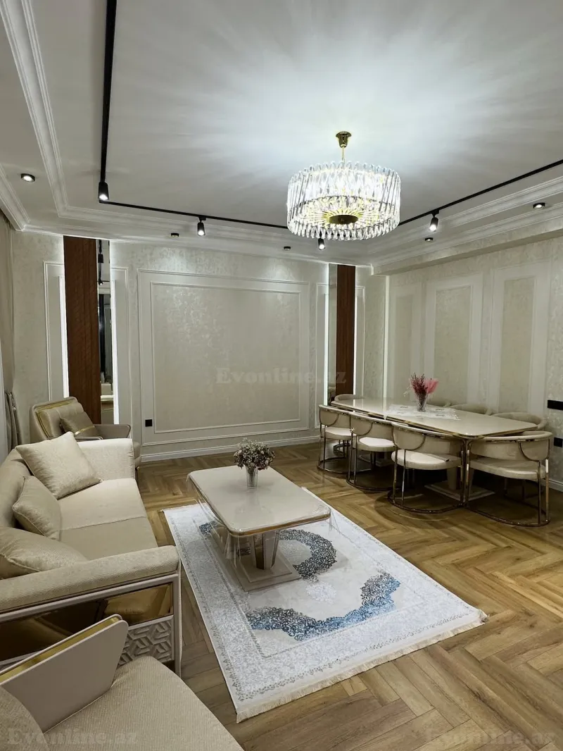 Satılır 3 otaqlı Mənzil Yeni tikili 145 m² Həzi Aslanov m. - şəkil 2