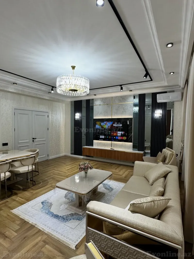Satılır 3 otaqlı Mənzil Yeni tikili 145 m² Həzi Aslanov m. - şəkil 3