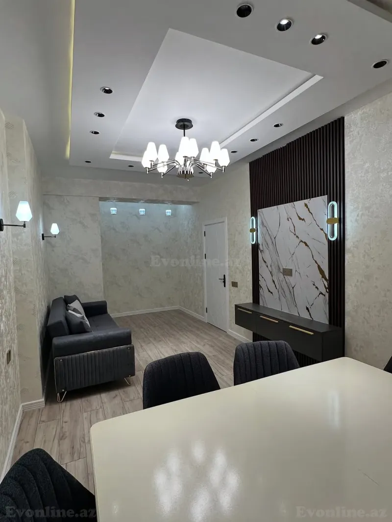 Satılır 2 otaqlı Mənzil Yeni tikili 85 m² Həzi Aslanov m. - şəkil 2