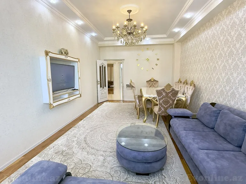 Satılır 3 otaqlı Mənzil Yeni tikili 125 m² Memar Əcəmi m. - şəkil 2