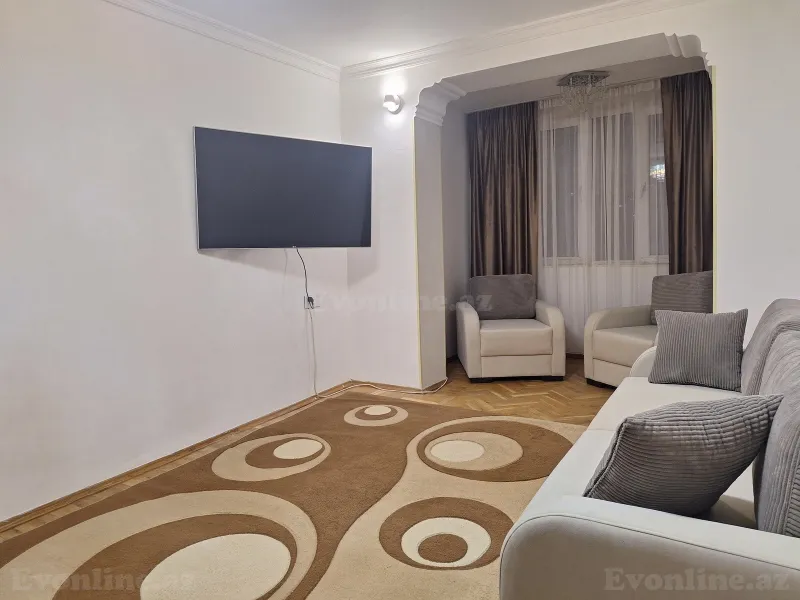 Kirayə verilir 2 otaqlı Mənzil Köhnə tikili 50 m² 8 Noyabr m. - şəkil 2
