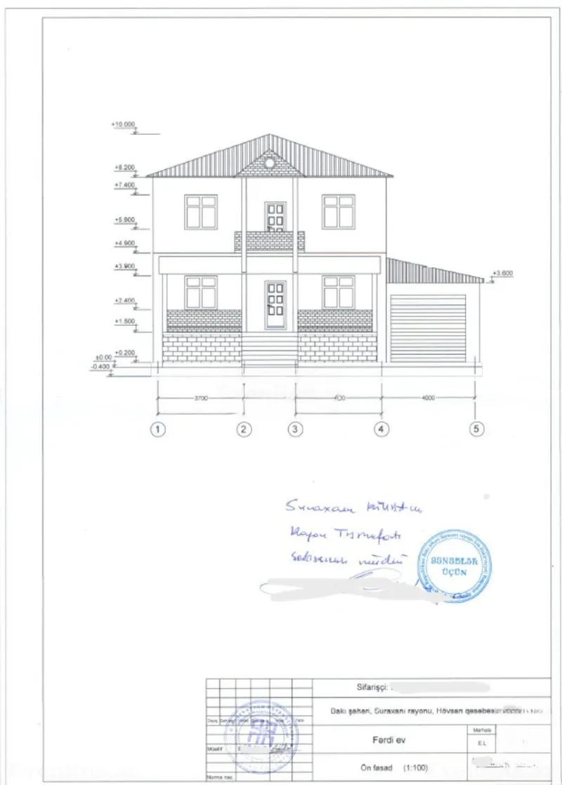 Satılır 5 otaqlı Həyət evi 265 m² Hövsan - şəkil 12