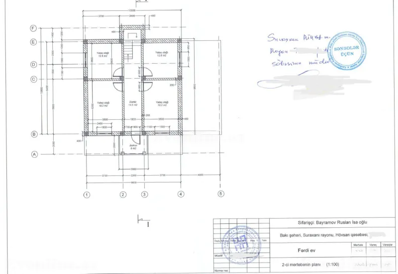 Satılır 5 otaqlı Həyət evi 265 m² Hövsan - şəkil 14