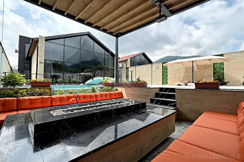 Kirayə verilir 4 otaqlı Həyət evi 200 m² Qəbələ - şəkil 4