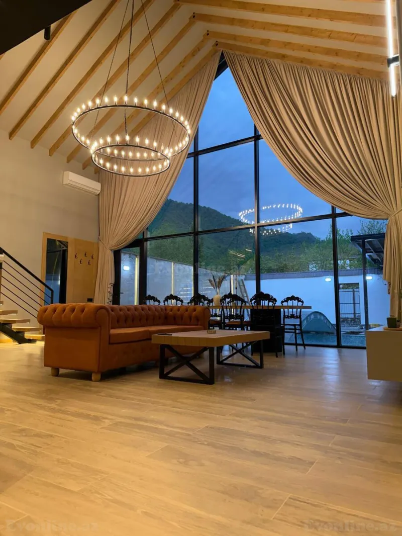 Kirayə verilir 4 otaqlı Həyət evi 200 m² Qəbələ - şəkil 17