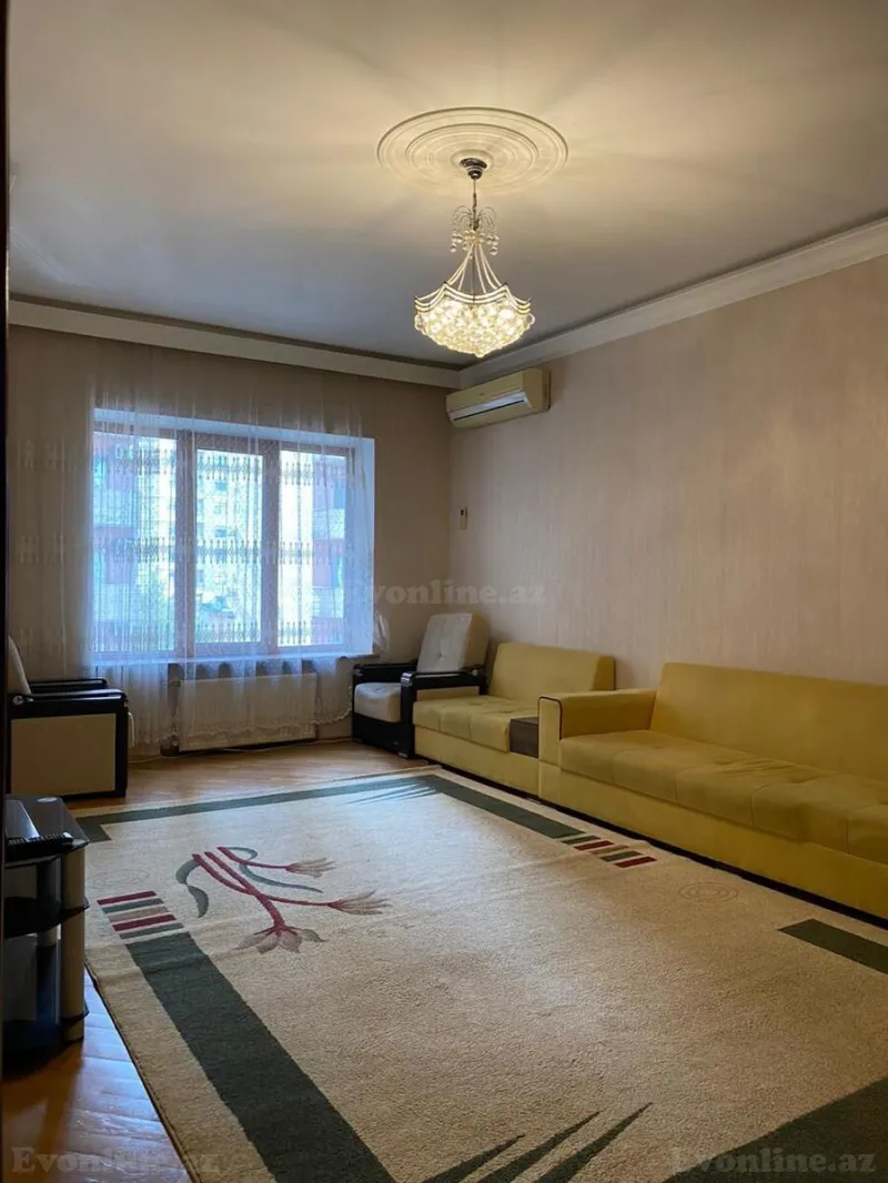 Kirayə verilir 3 otaqlı Mənzil Yeni tikili 115 m² Nizami m. - şəkil 2