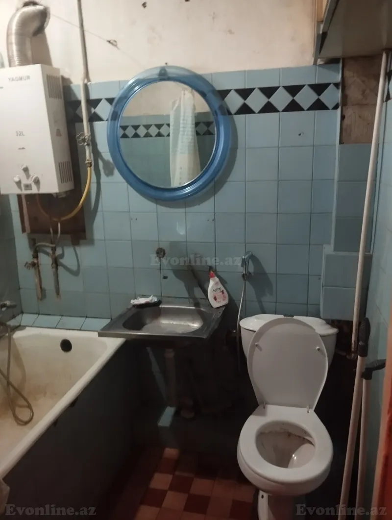 Kirayə verilir 2 otaqlı Mənzil Köhnə tikili 35 m² Elmlər Akademiyası m. - şəkil 4