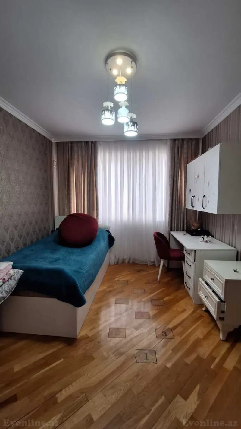 Satılır 3 otaqlı Mənzil Köhnə tikili 90 m² Nəsimi m. - şəkil 8