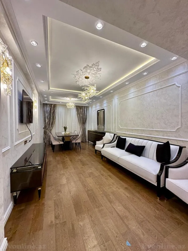 Satılır 3 otaqlı Mənzil Yeni tikili 138 m² Memar Əcəmi m. - şəkil 2