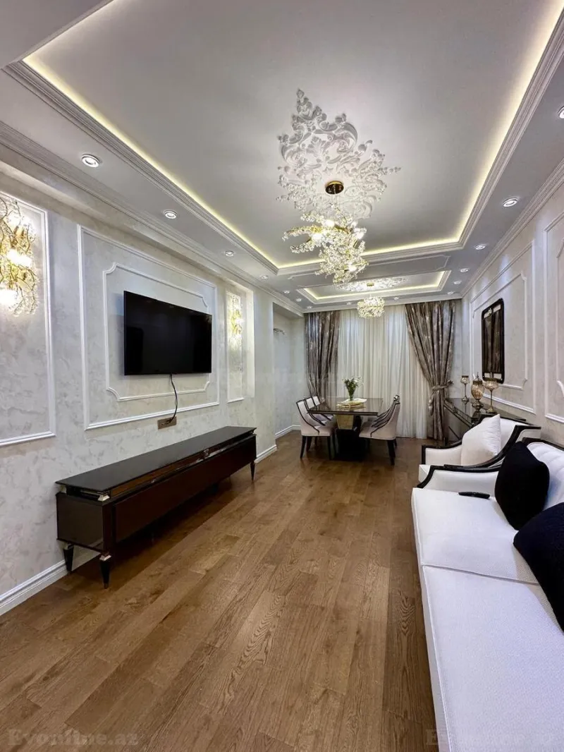 Satılır 3 otaqlı Mənzil Yeni tikili 138 m² Memar Əcəmi m. - şəkil 3