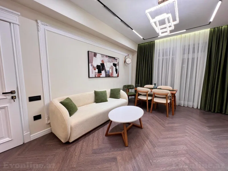 Satılır 3 otaqlı Mənzil Yeni tikili 96 m² Elmlər Akademiyası m. - şəkil 2