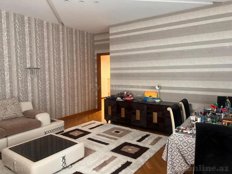 Kirayə verilir 3 otaqlı Mənzil Yeni tikili 140 m² Nəsimi r. - şəkil 2